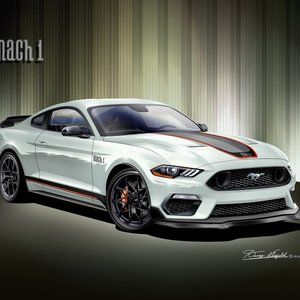 2022 MUSTANG MACH 1 - JET FIGHTER GRAY